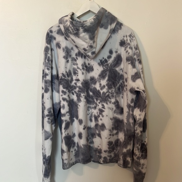 MAISON ARTICLE HEAVYWEIGHT HOODIE SIZE XL BLUE TIE DYE - Picture 7 of 10